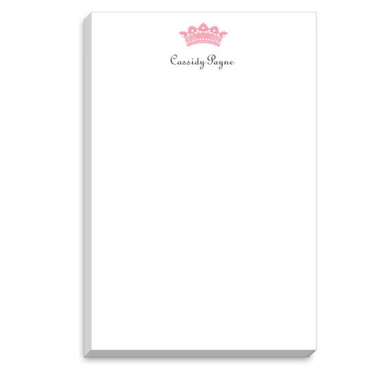 Pink Crown Notepad